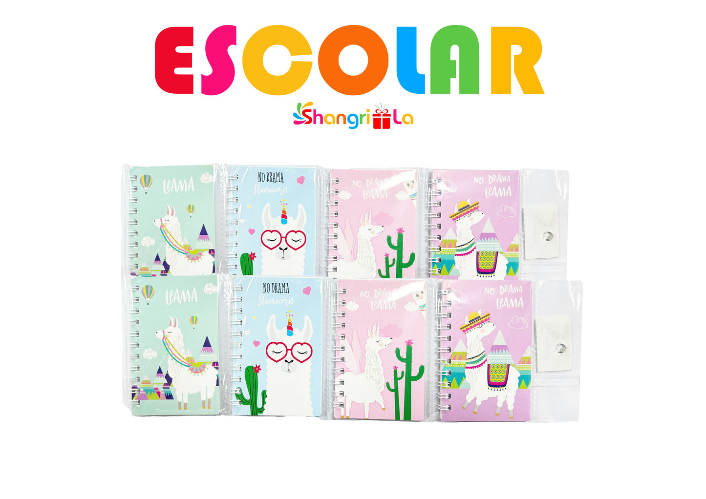 PACK 4 MINI LIBRETAS