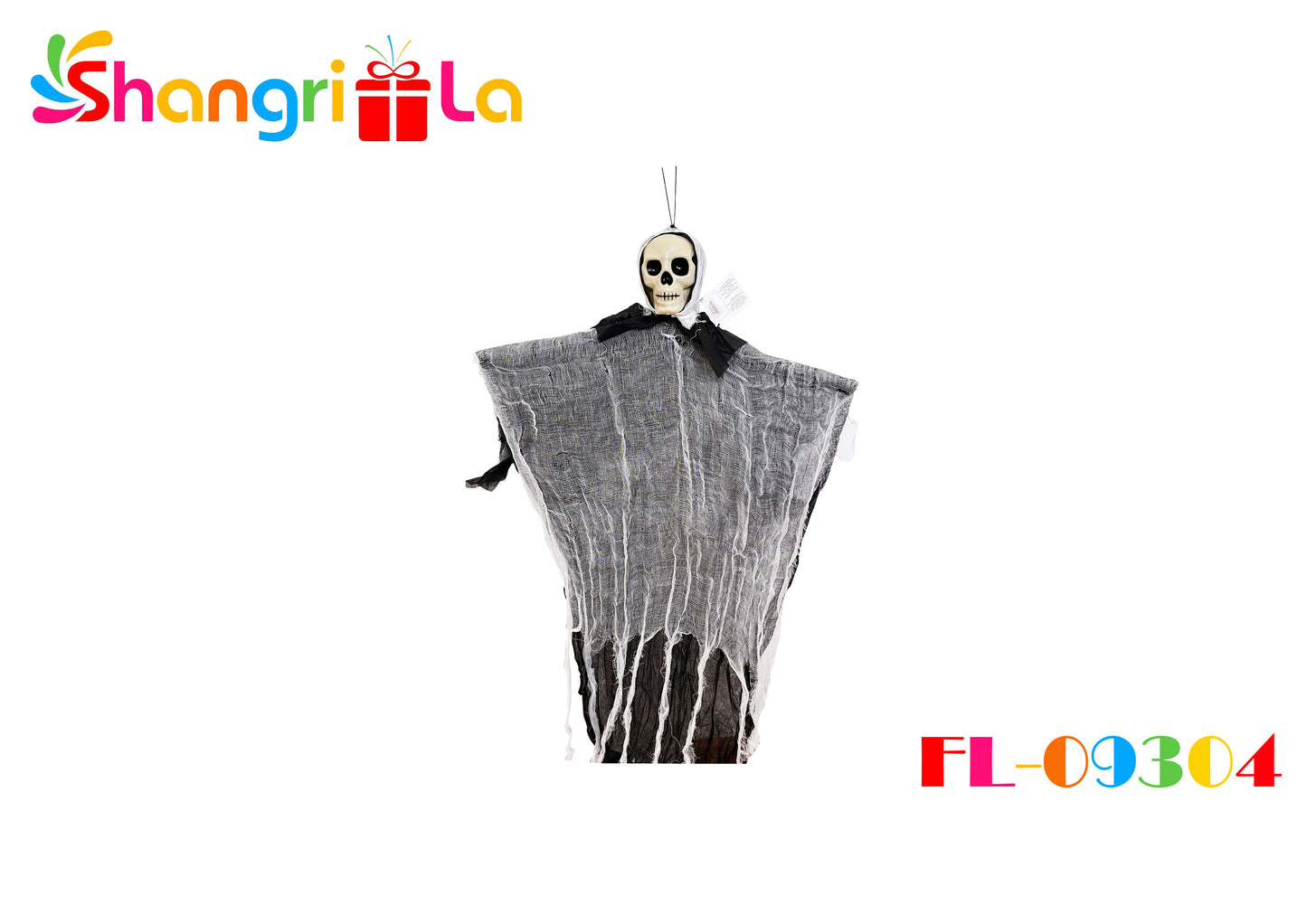ESQUELETO DECORATIVO CON COLGANTE 70 CM