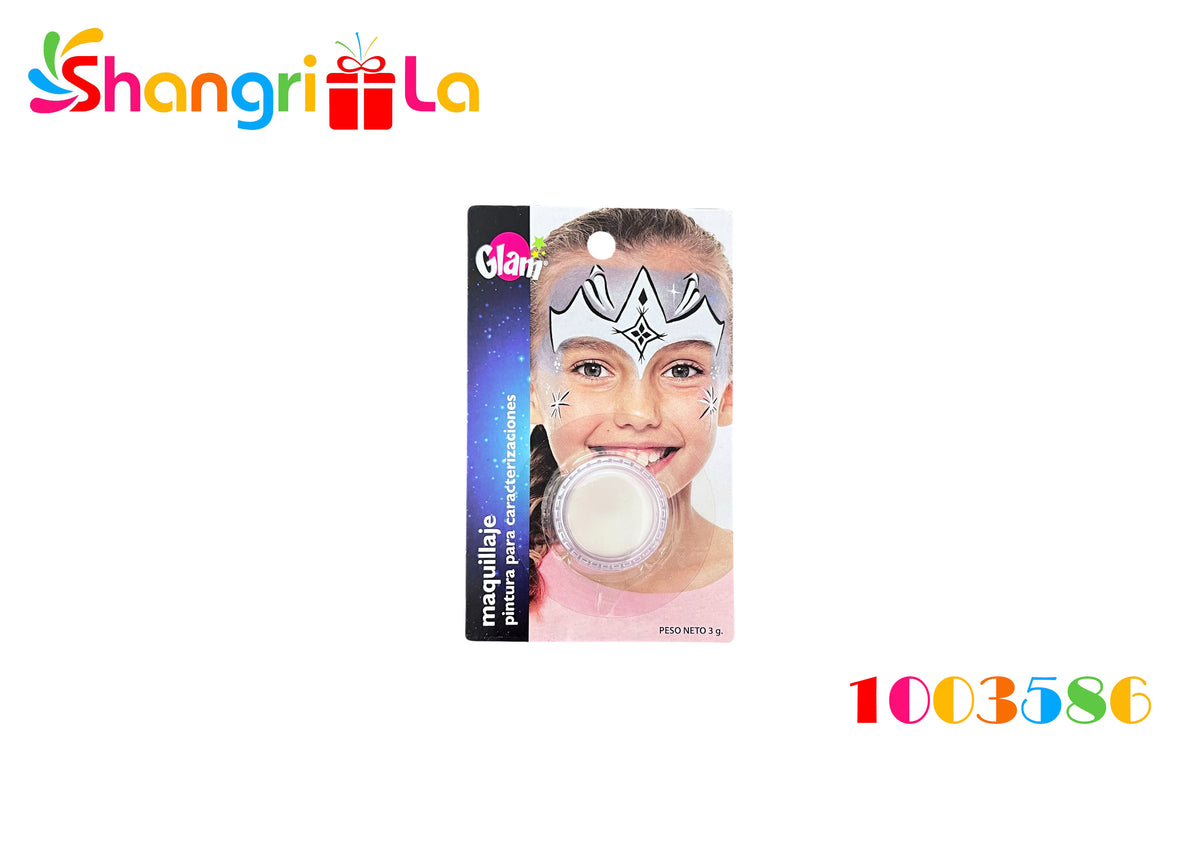 Pintura blanca para maquillajes