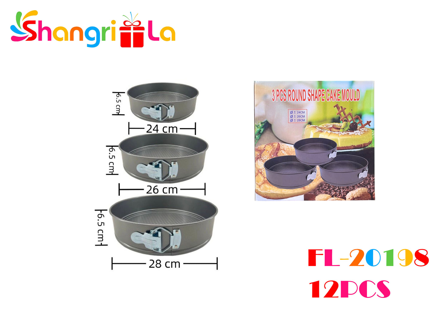 MOLDES CIRCULARES DESMONTABLES 3 PCS