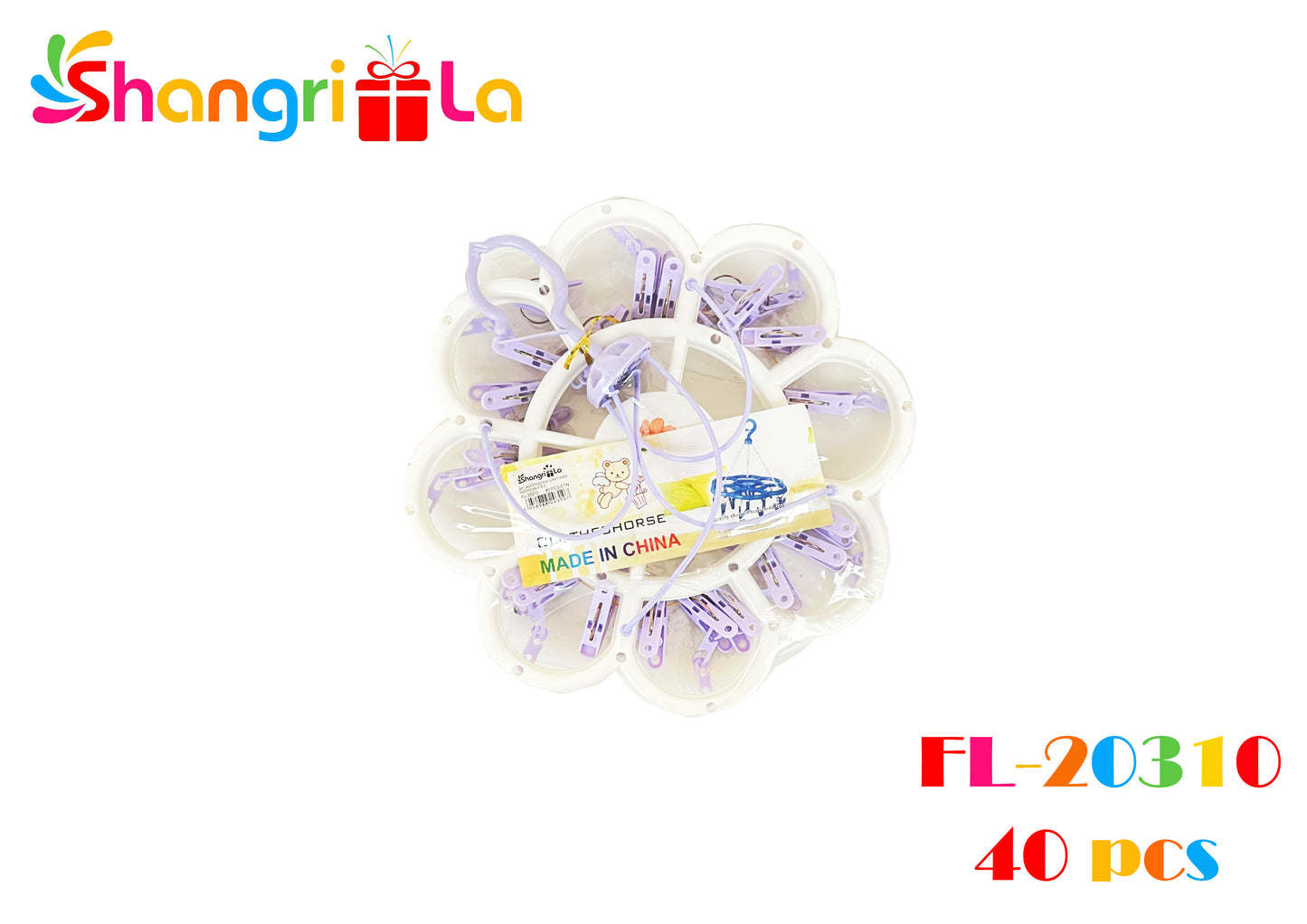 COLGADOR DE ROPA PLASTICO