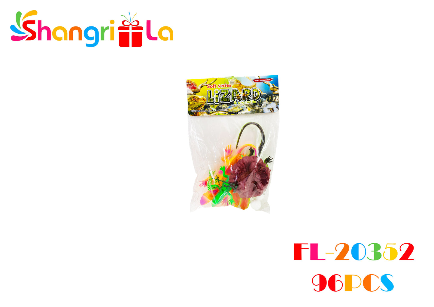 Set de lagartos y cocodrilos de juguete