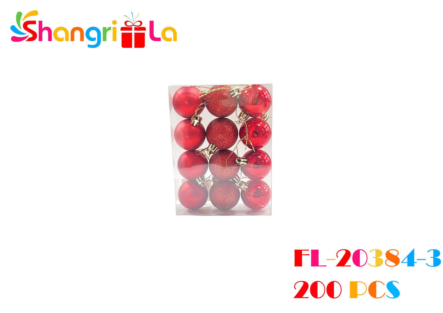 ESFERAS NAVIDEÑAS 12CM DIAMETRO