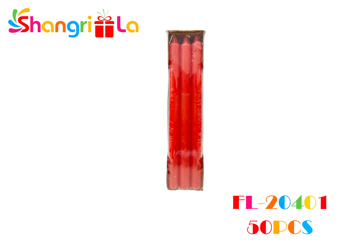 Set de 6 velas 24.5cm
