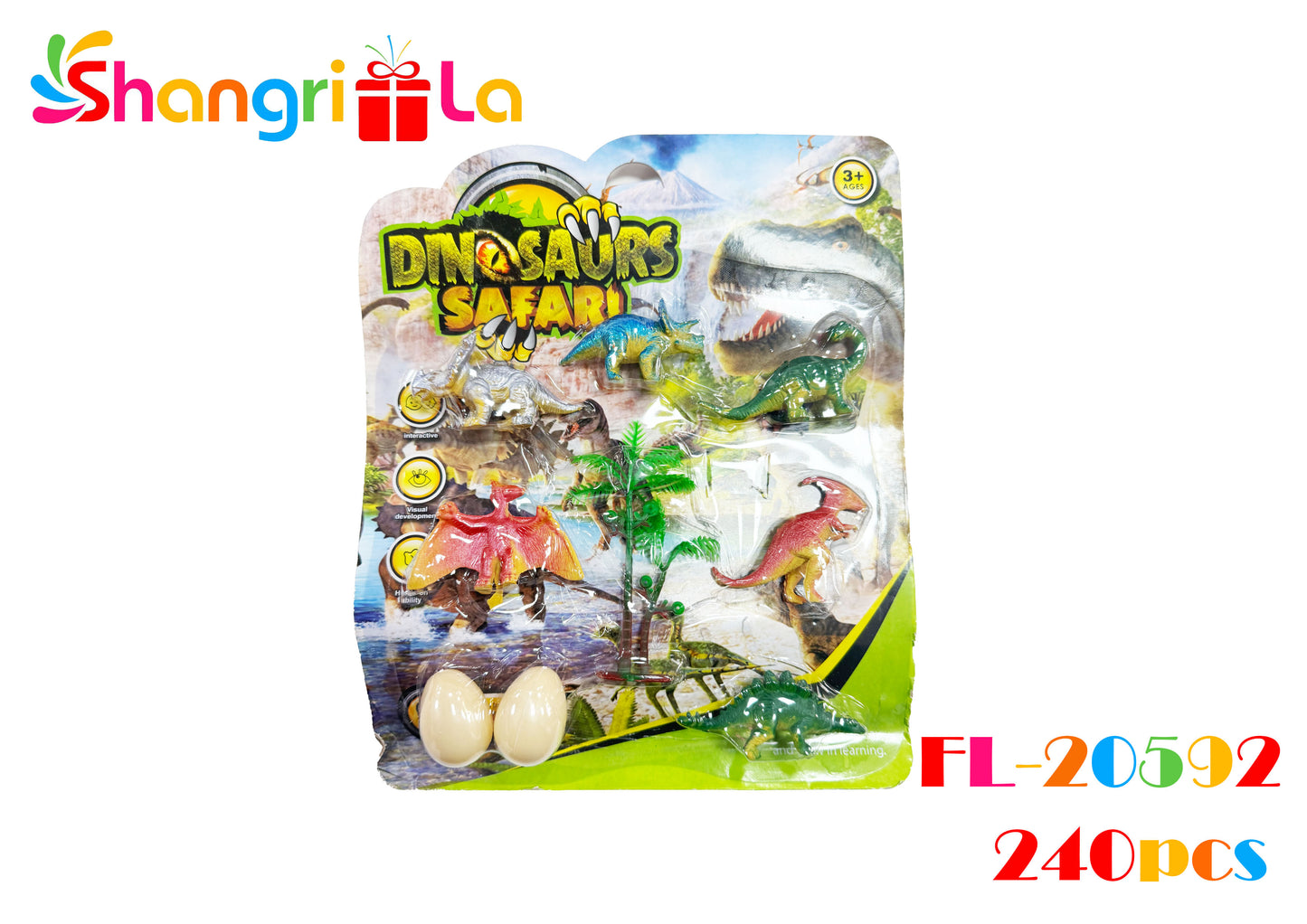 SET 6 DINOSAURIOS PEQUEÑOS Y ACCESORIOS