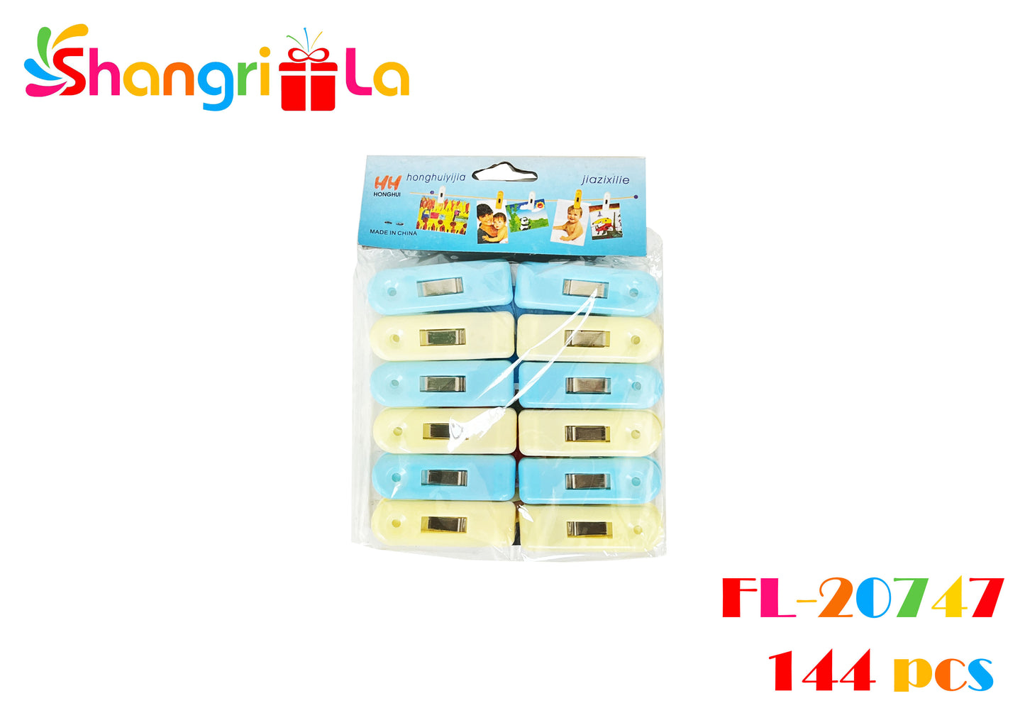 SET 12 PERROS DE ROPA PLASTICOS