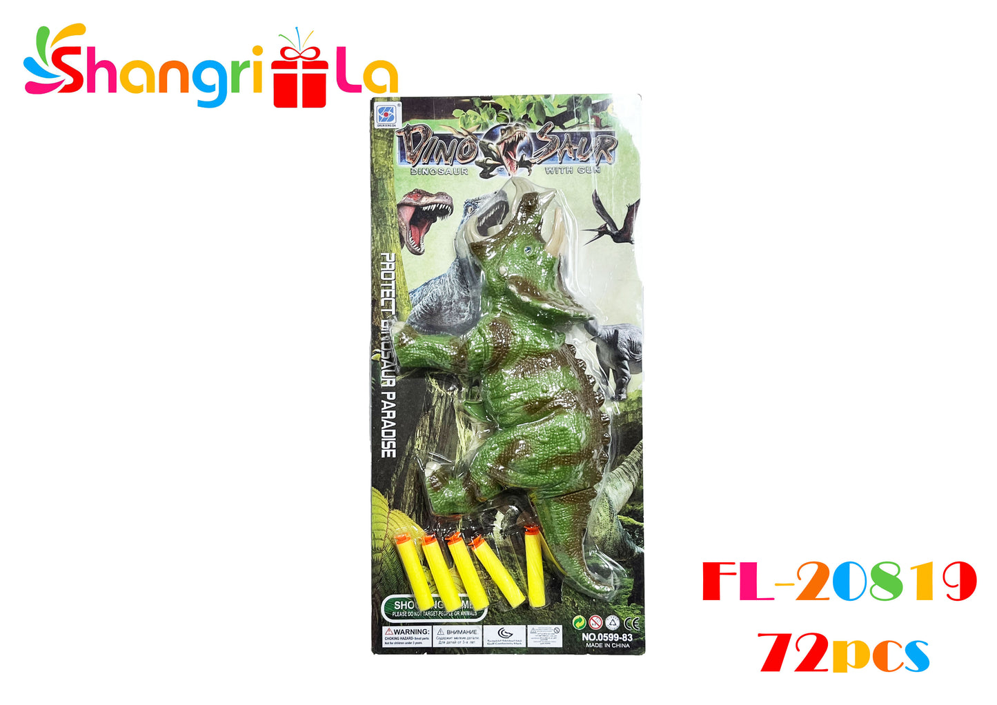 DINOSAURIO LANZA BALINES