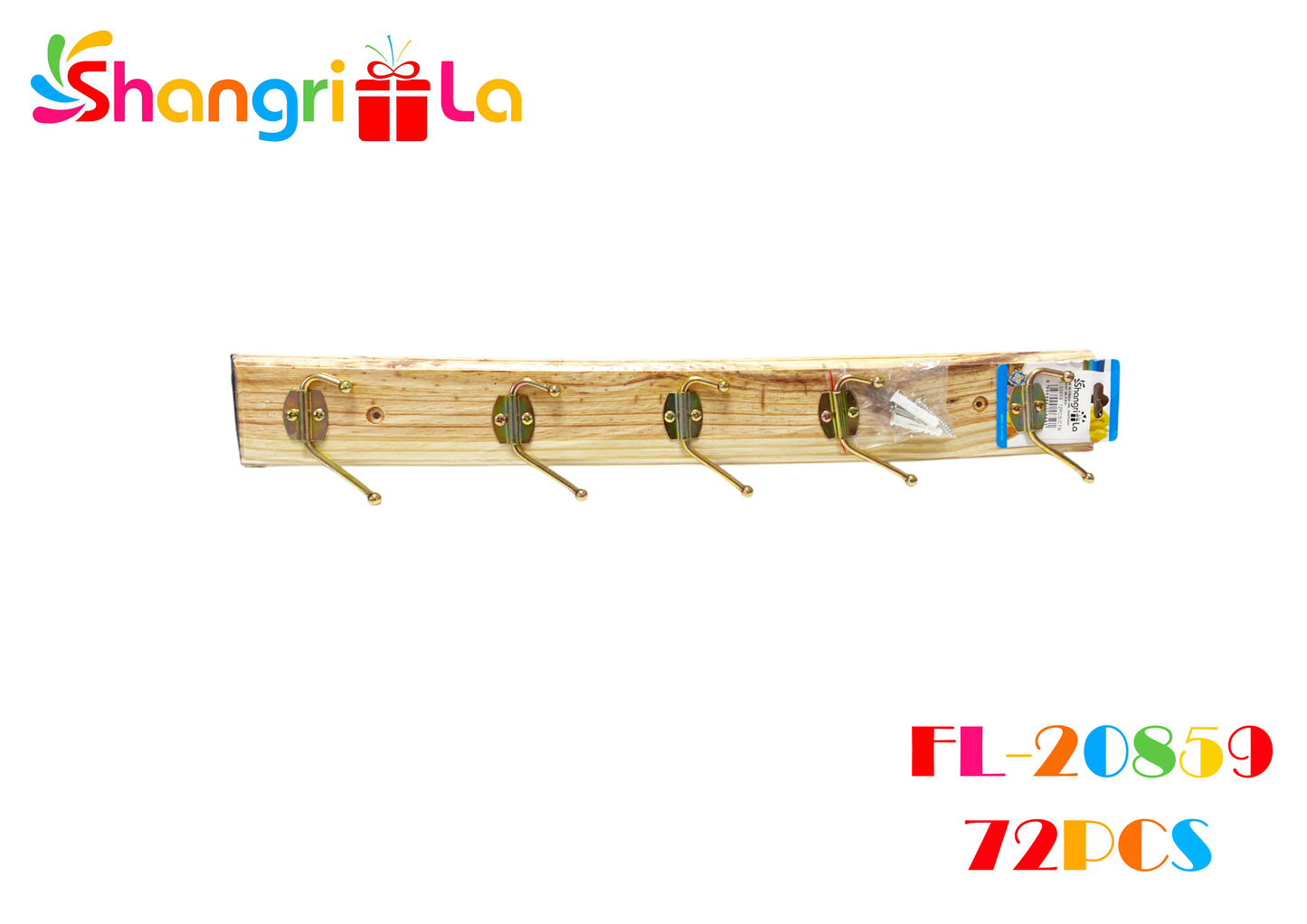 Colgador de madera 50*6.5cm