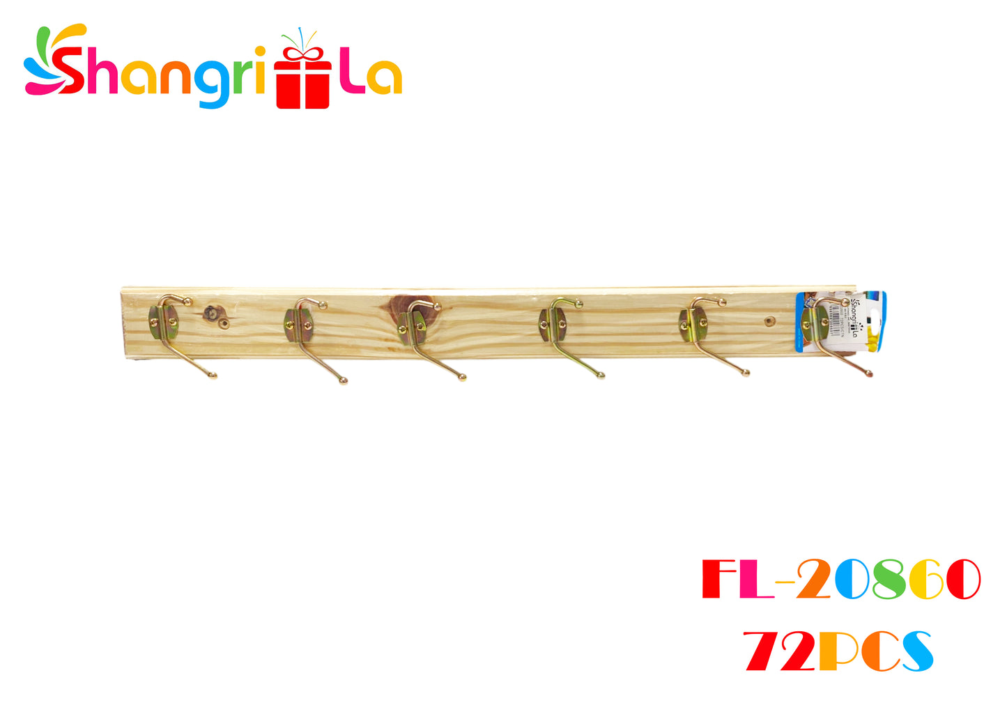 Colgador de madera 60.5*6.5cm