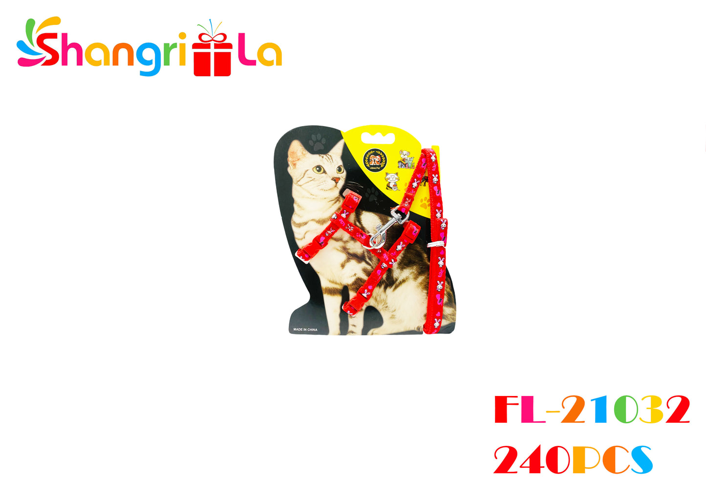Arnes para gato talla standar ajustable 114cm
