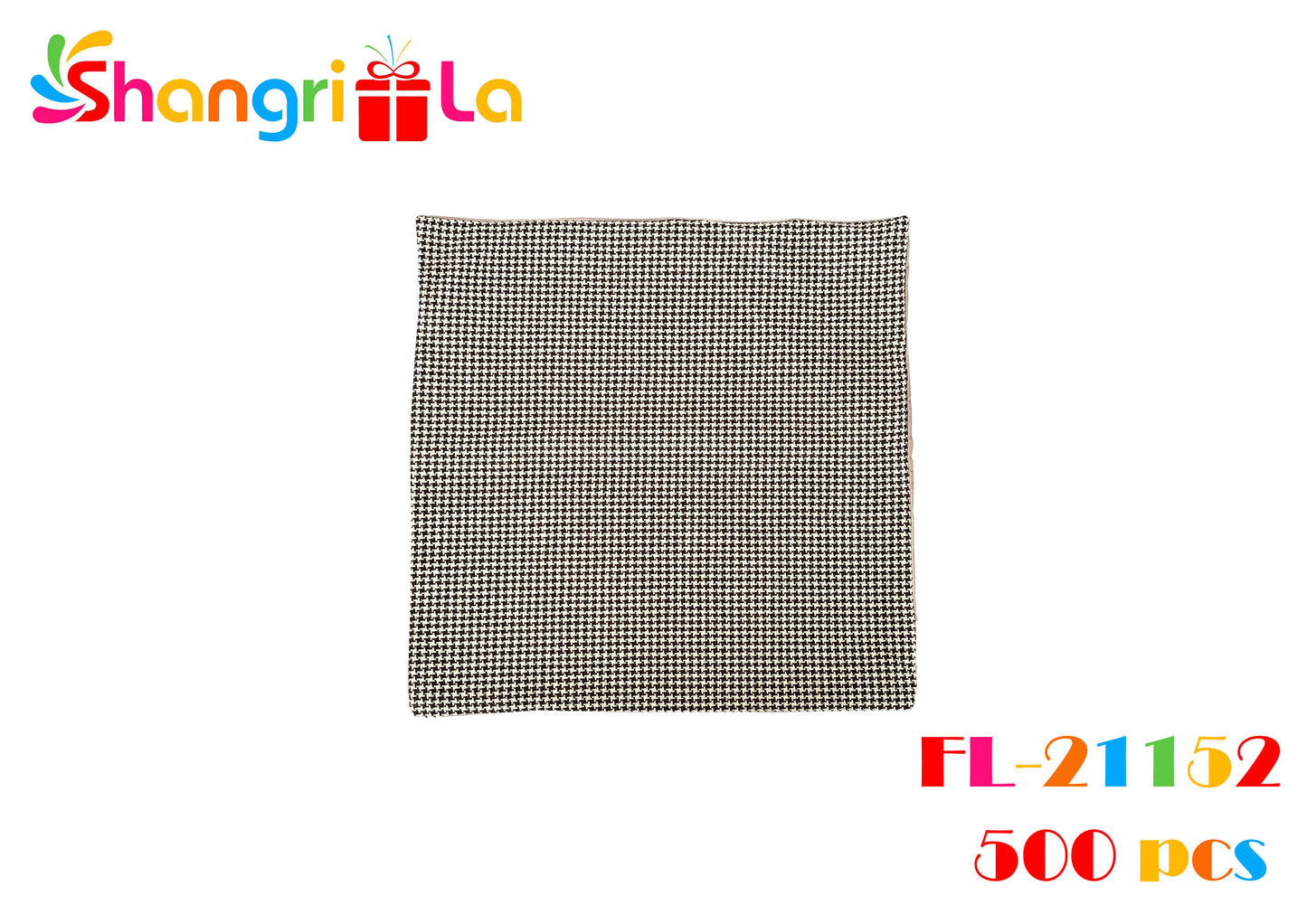 FUNDA DE COJIN DISEÑO CUADROS CON CIERRE 44 CM