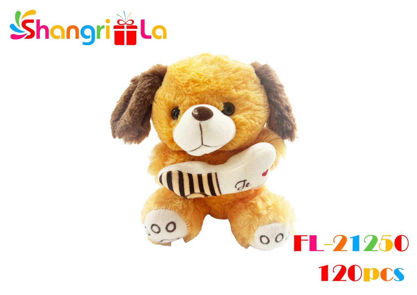 PERRITO CON CORAZON 25CM