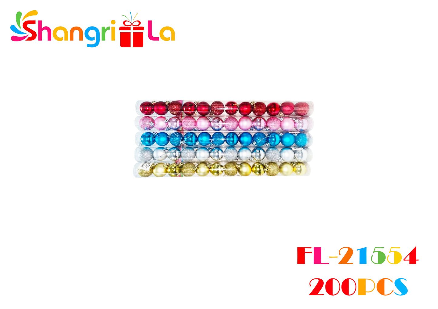 ESFERAS NAVIDEÑAS 4CM DE DIAMERO