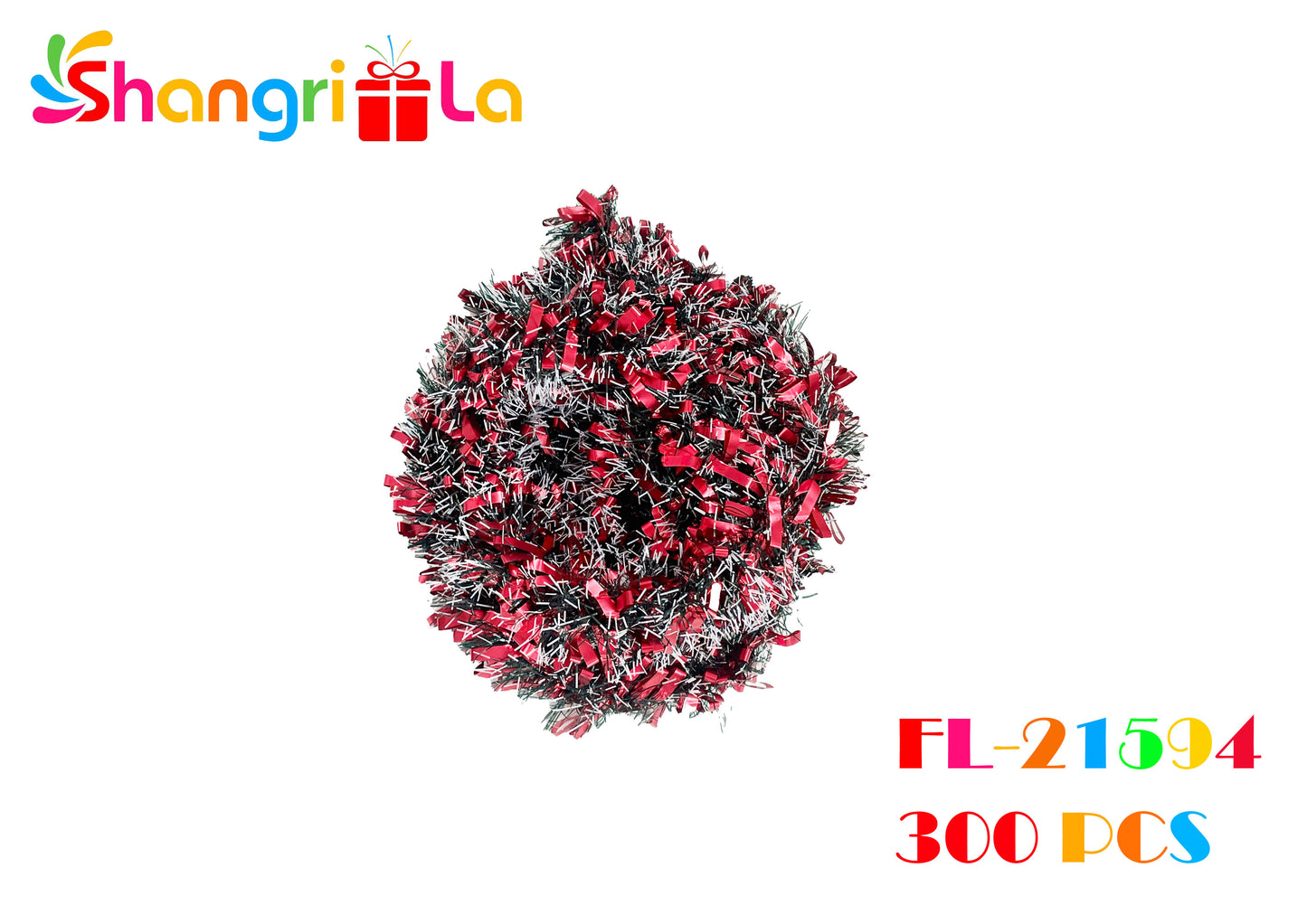 GUIRNALDA DE NAVIDAD COLORES MATTE 4 METROS