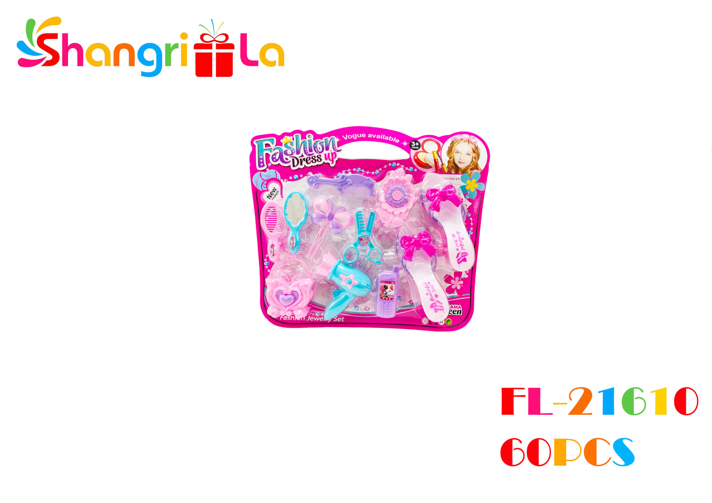 Set de 10 accesorios de juguete para niñas