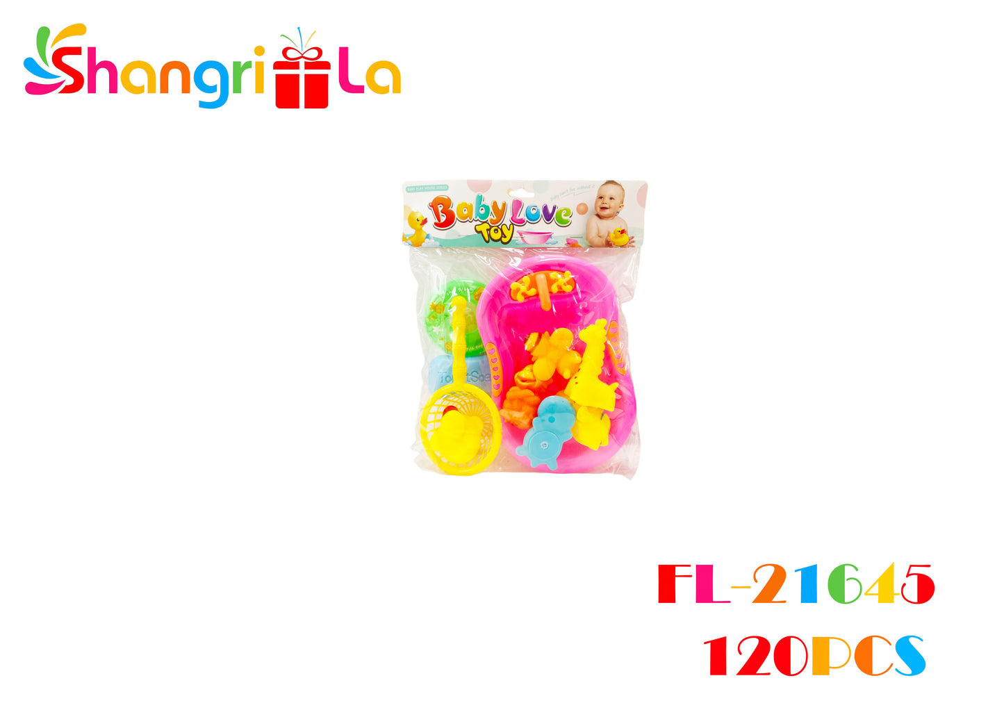 Set de 10pcs animalitos de tina y bañera 22*13cm