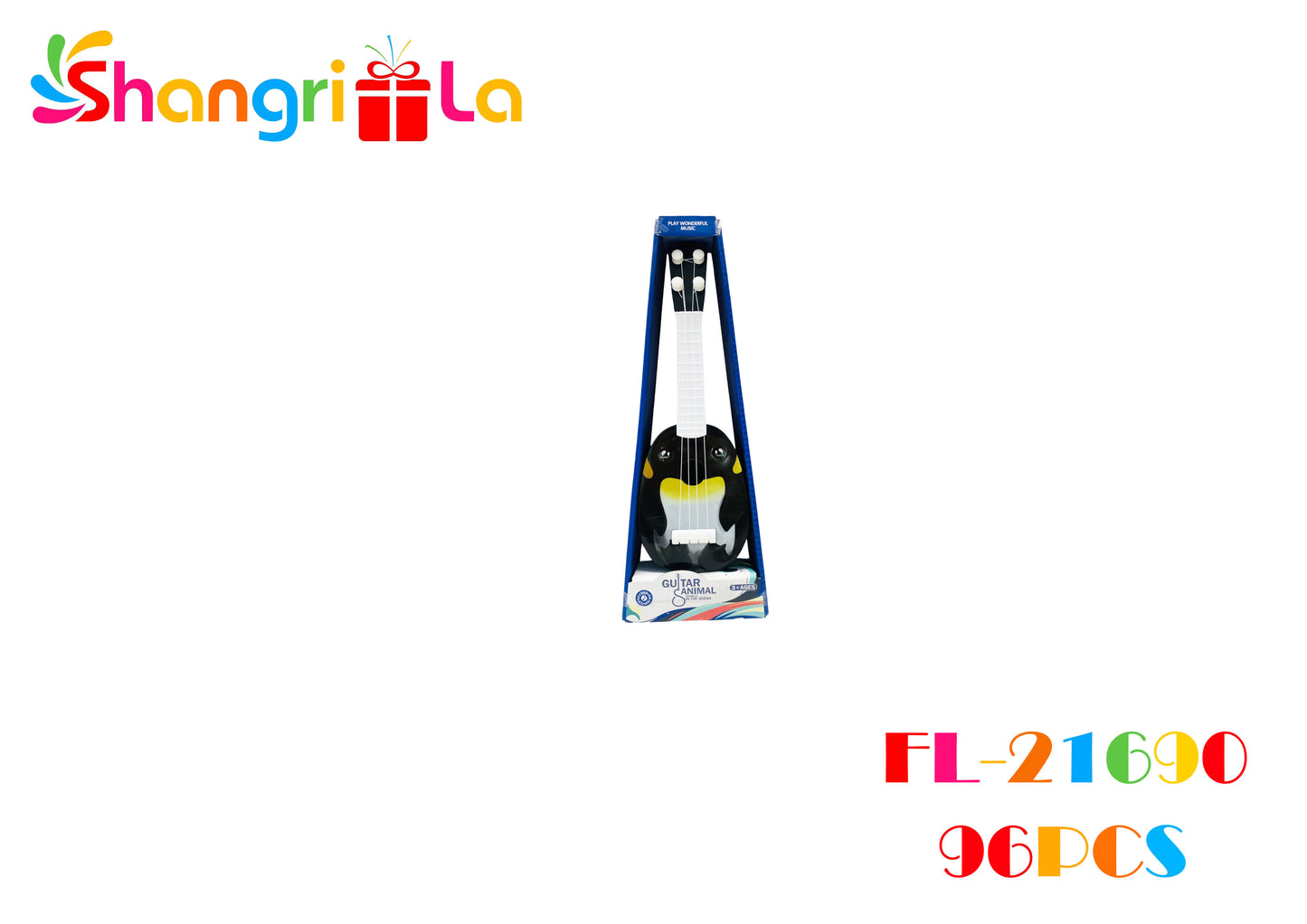 Ukelele con diseños de animales para niños 36*11cm