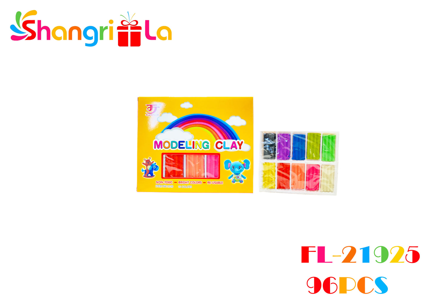 SET 10 PLASTILINAS PARA NIÑOS