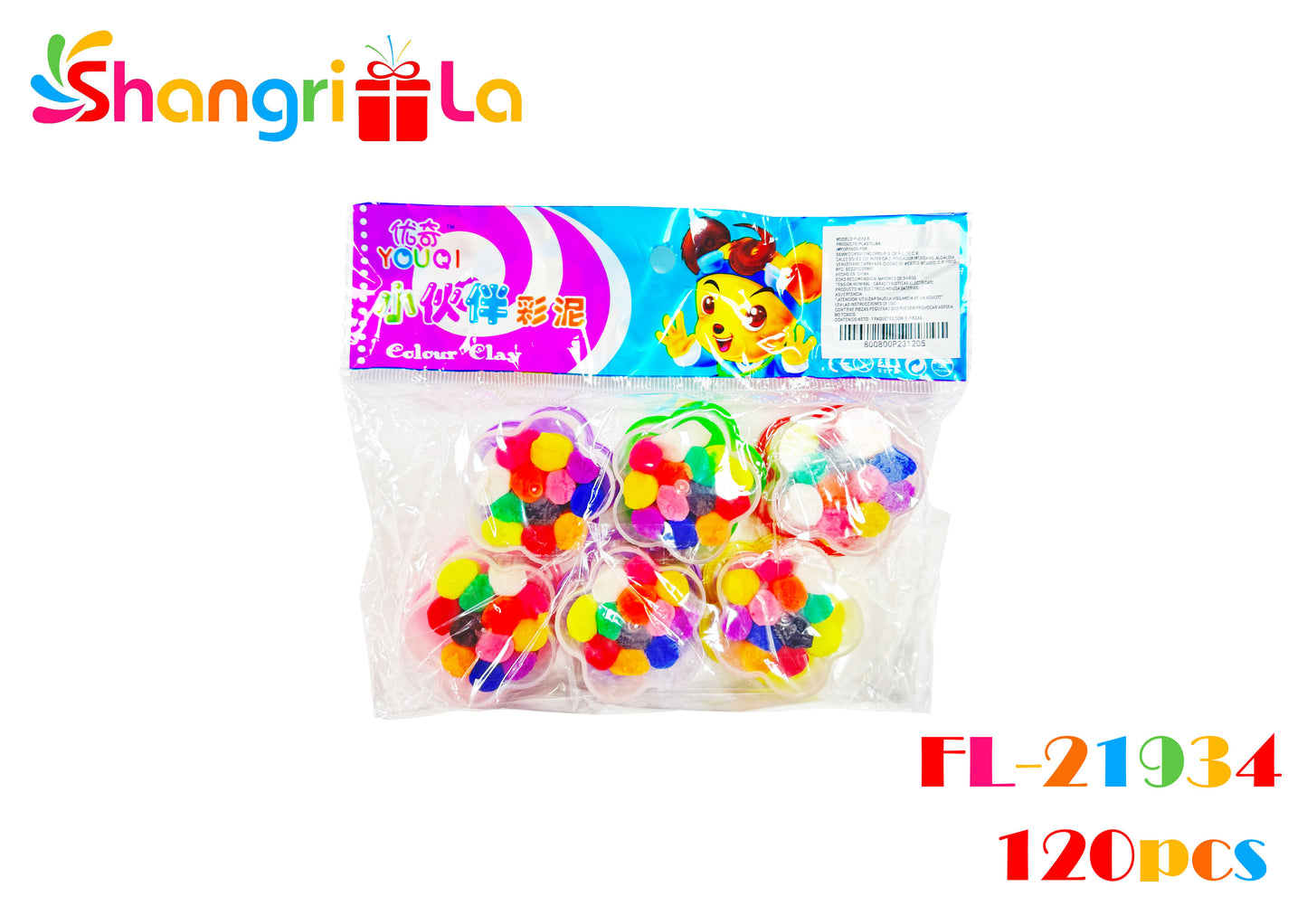 PACK PLASTILINA + CORTADORES DE FIGURAS