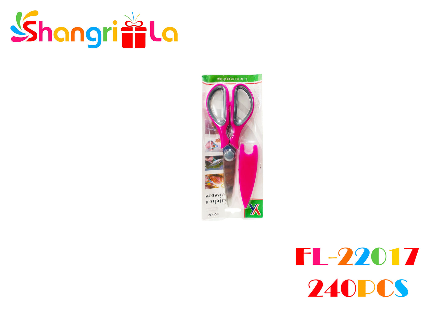 TIJERA DE COCINA CON FUNDA