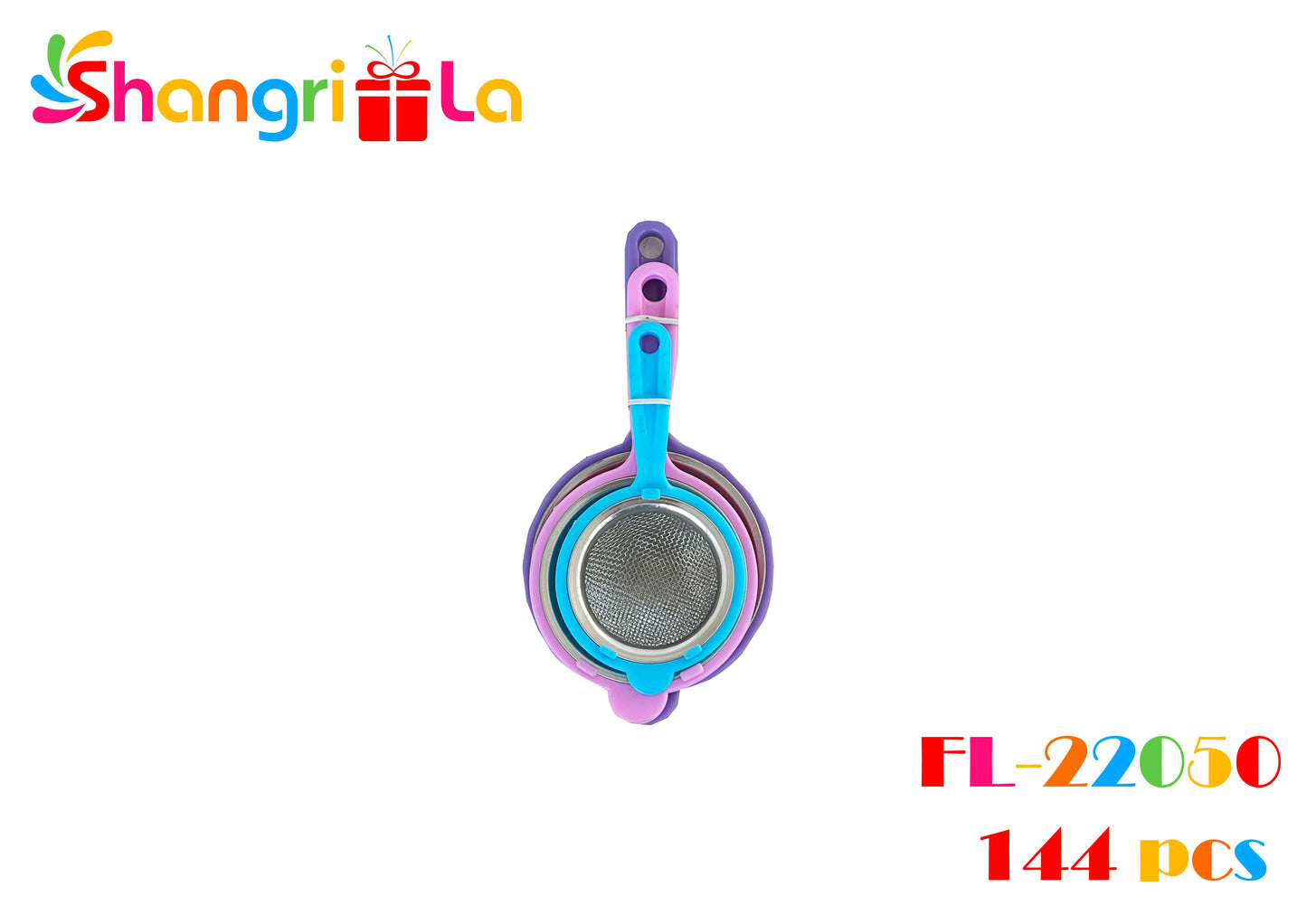 SET 3 COLADORES DE METAL