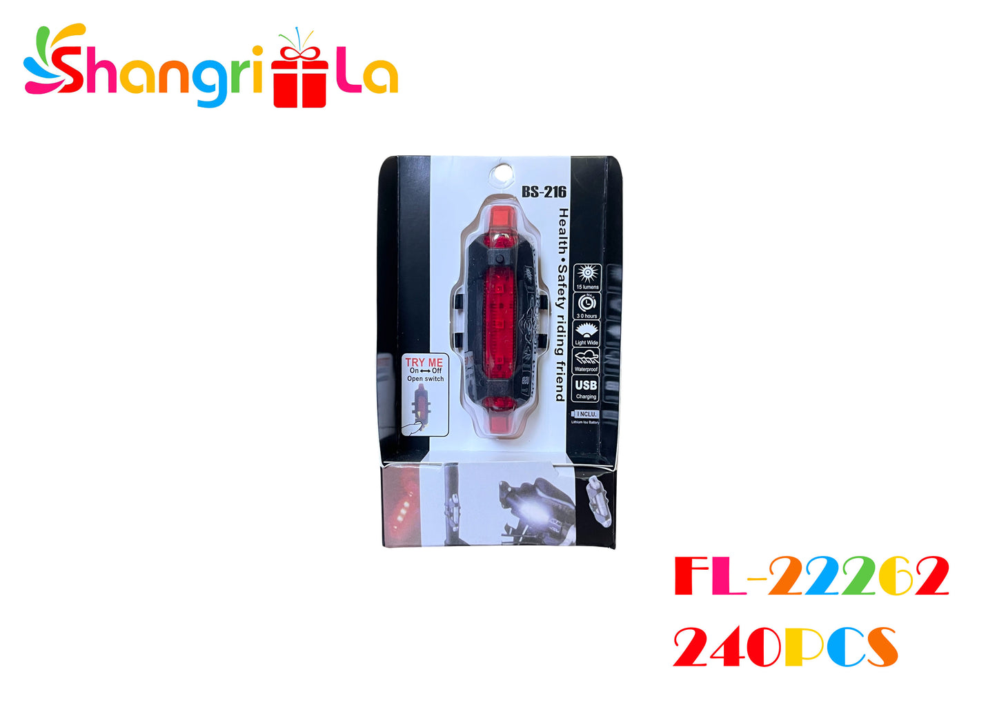 LUZ TRASERA PARA BICICLETA