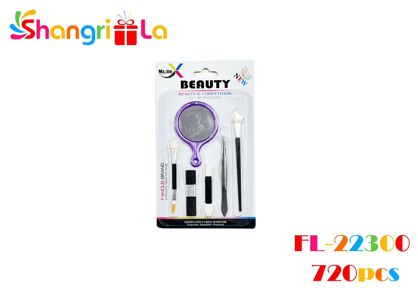 SET ACCESORIOS MAQUILLAJE (PINZAS + BROCHAS)
