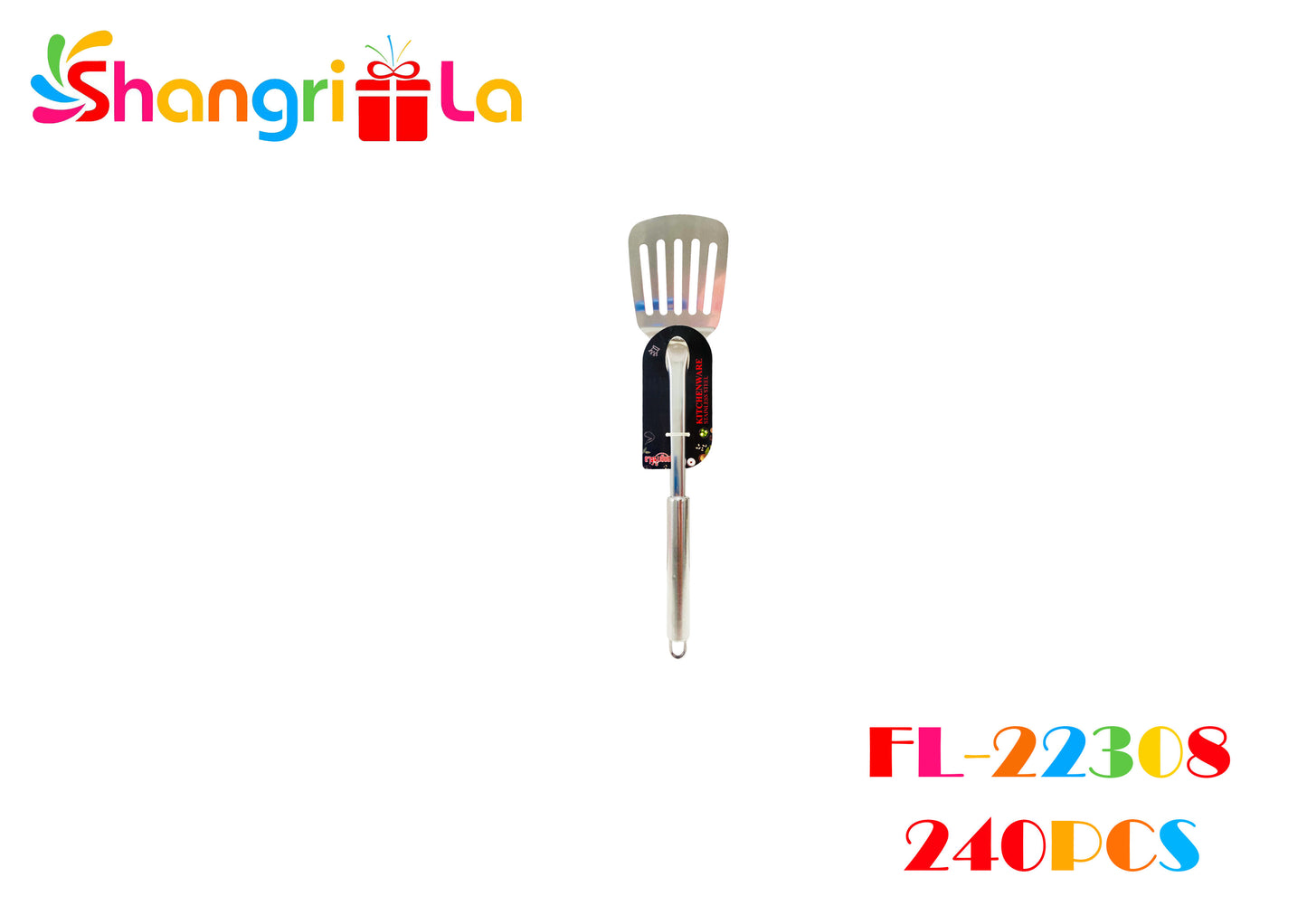 Espátula de cocina acero inoxidable 35*5cm