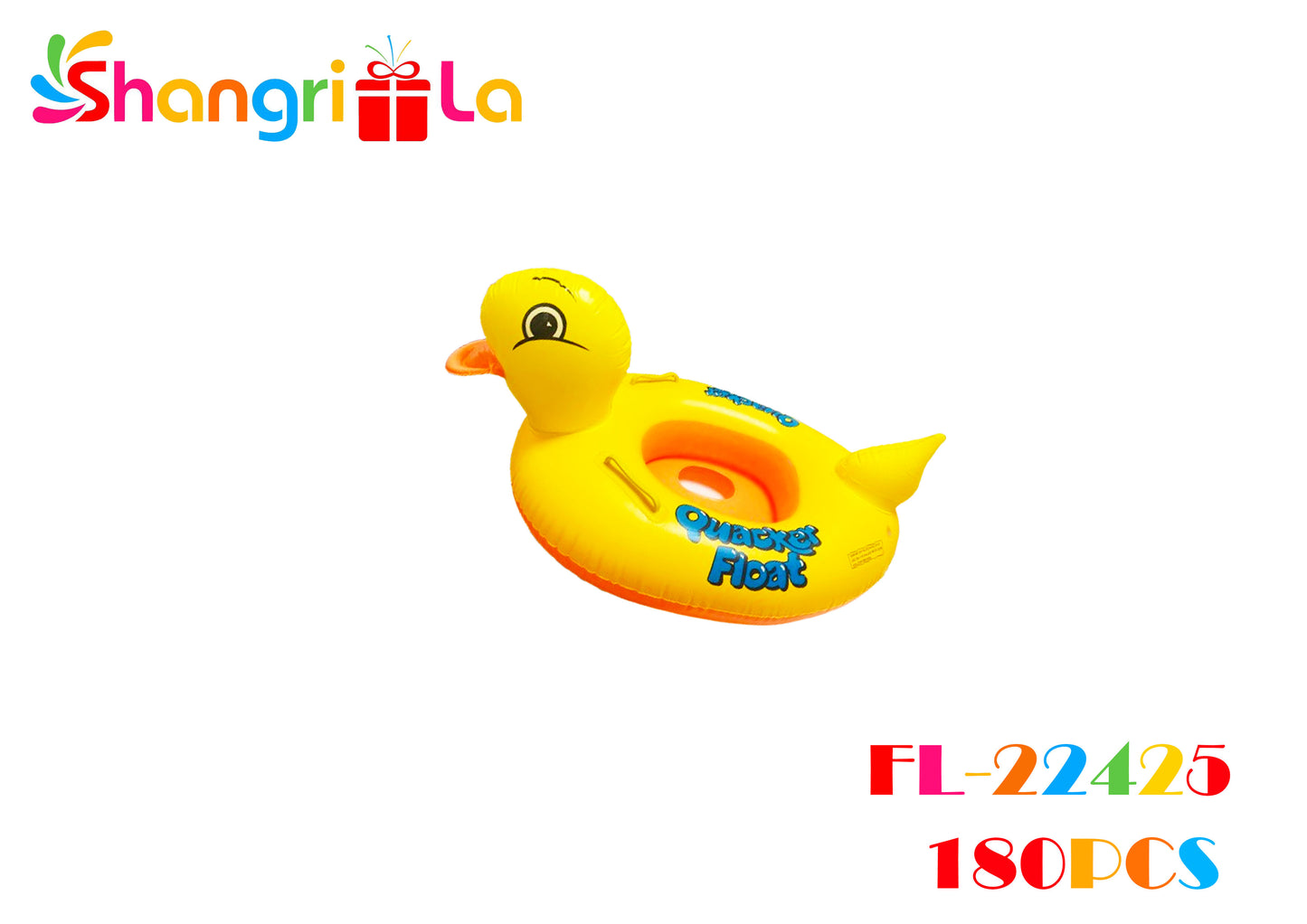 Flotador inflable de patito para niños 76*58*46cm