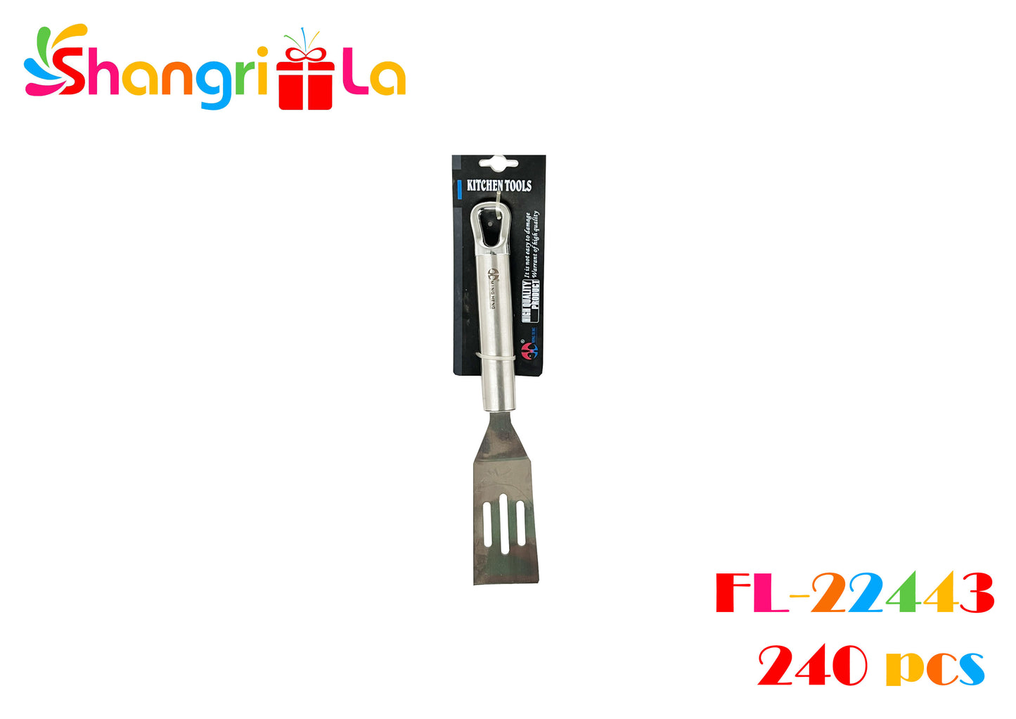 ESPATULA METALICA CON RANURAS