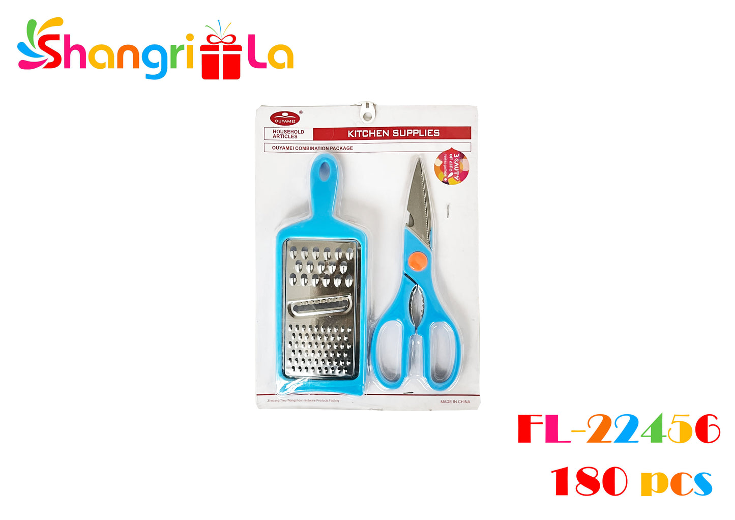 SET RALLADOR + TIJERA DE COCINA