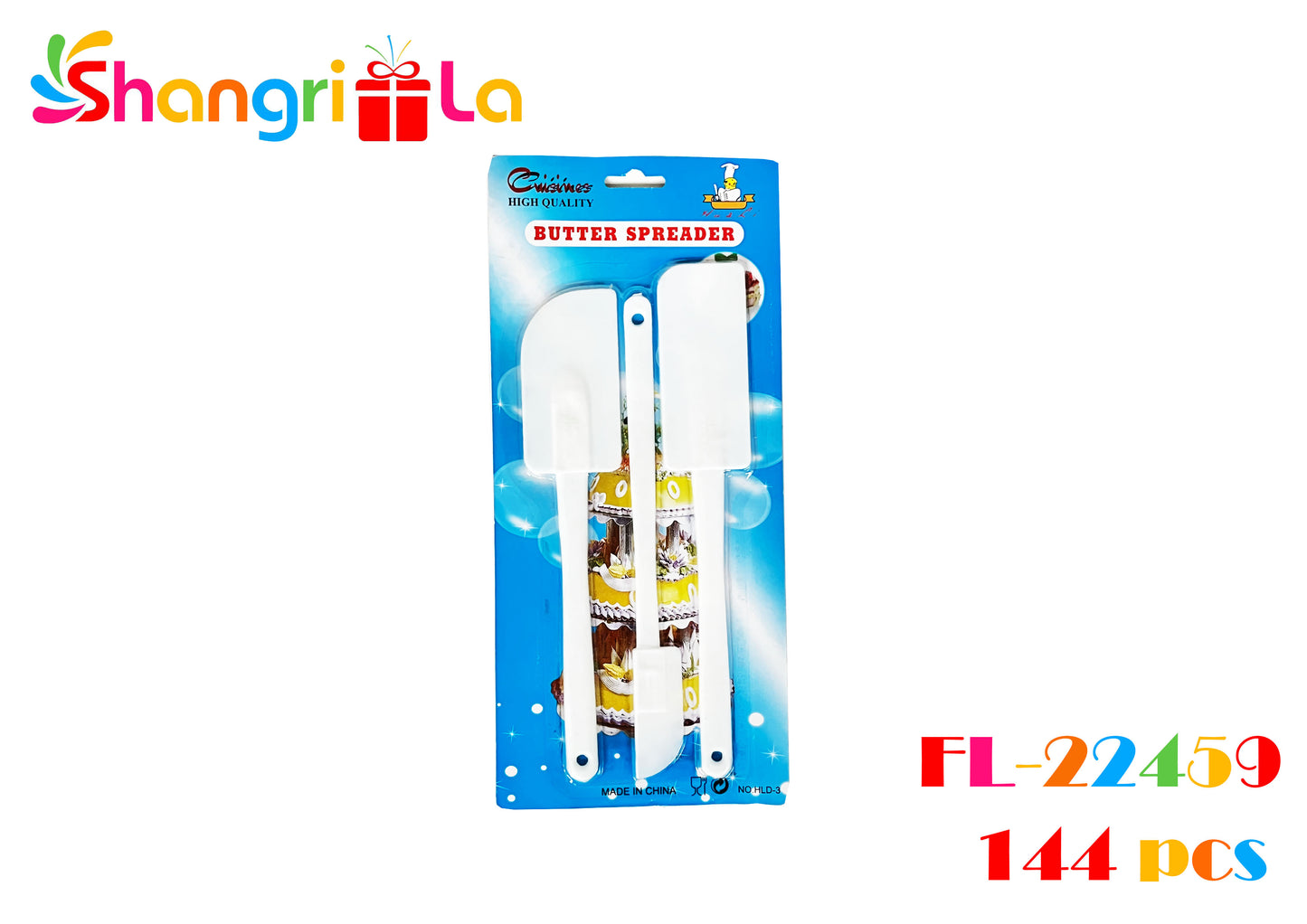 SET 3 PALETAS PLASTICAS DE COCINA 25 CM