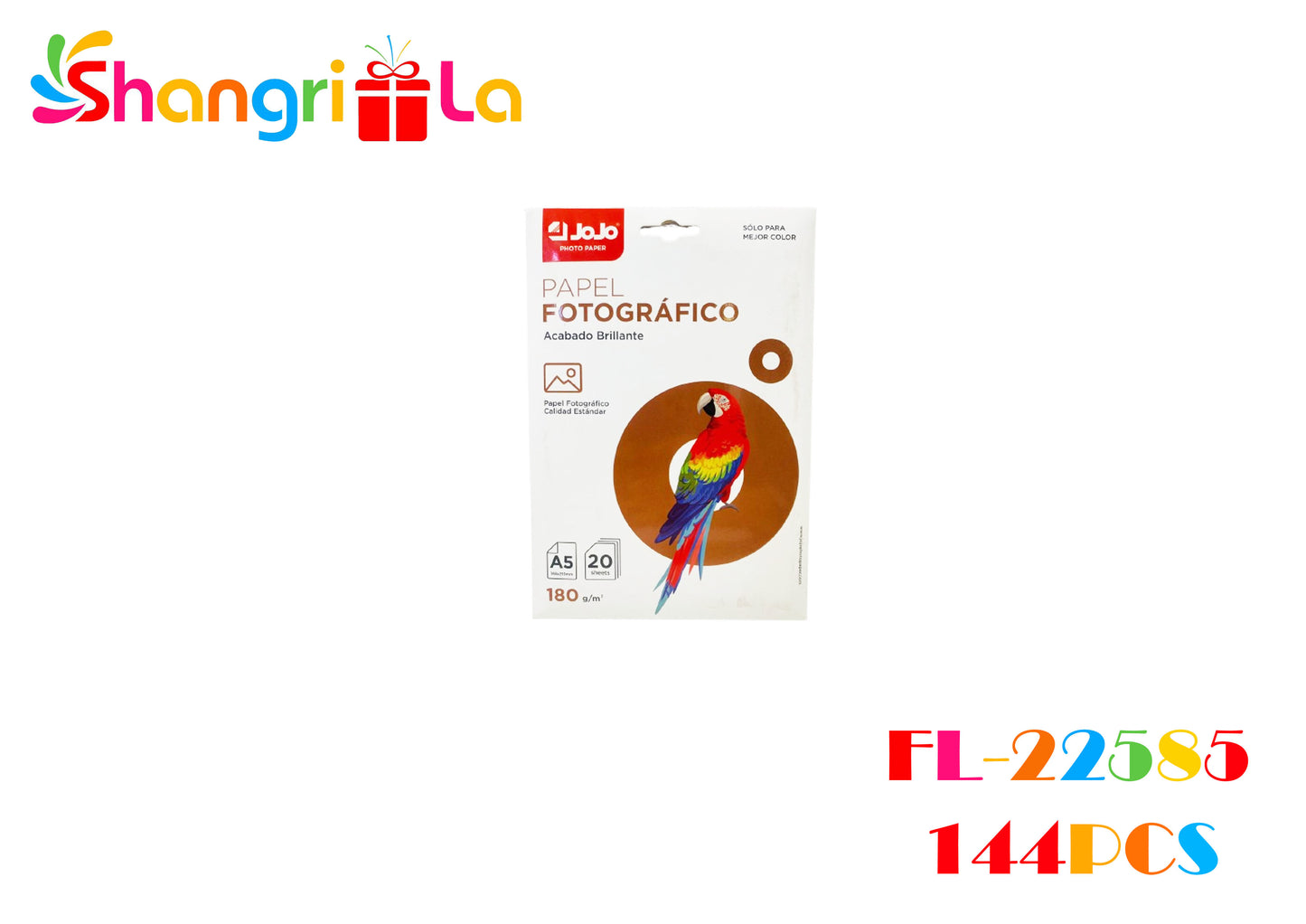 Pack de 20 papeles fotográficos acabado brillante 21*15cm