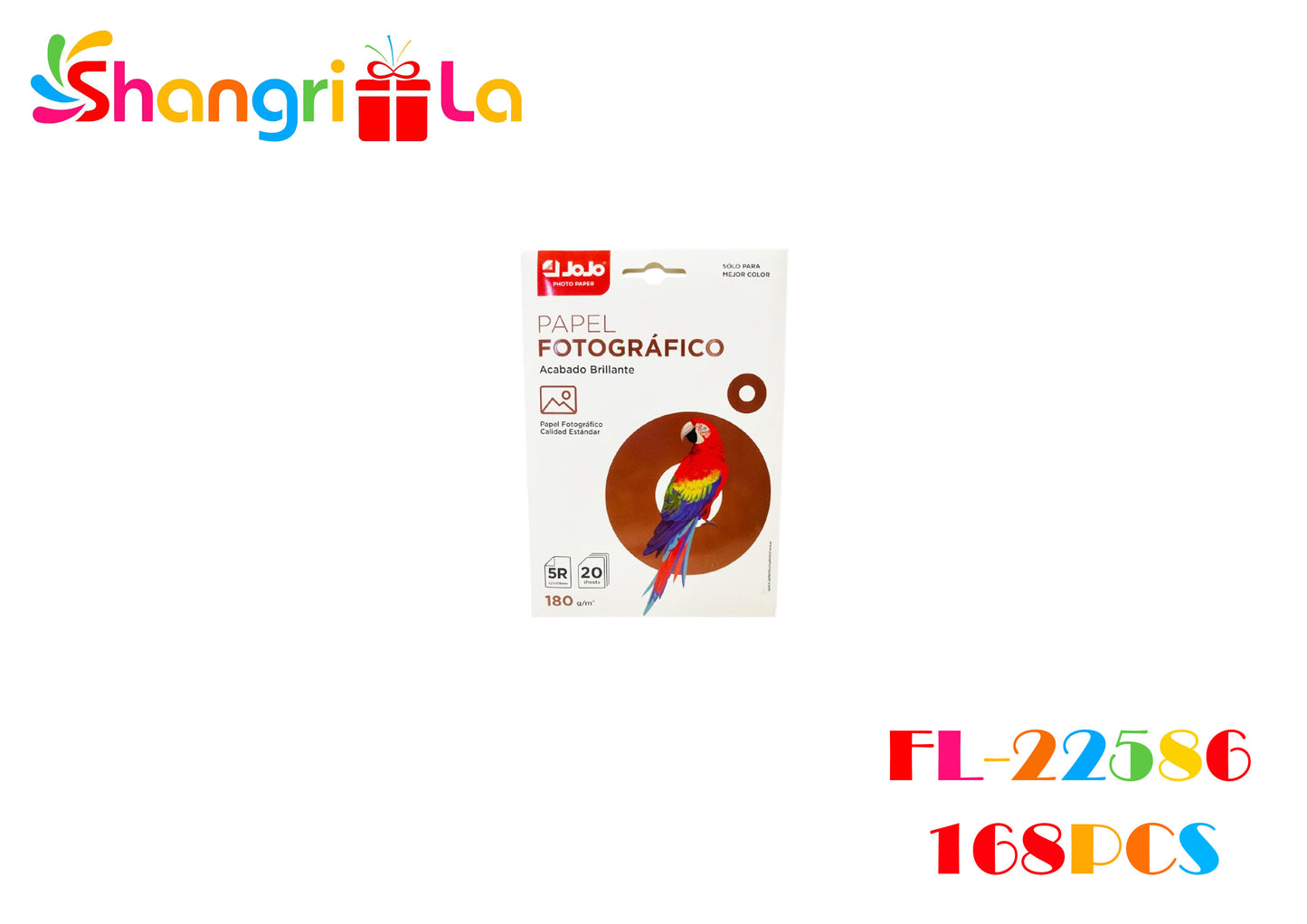 Pack de 20 papeles fotográficos acabado brillante 17.5*12.5cm