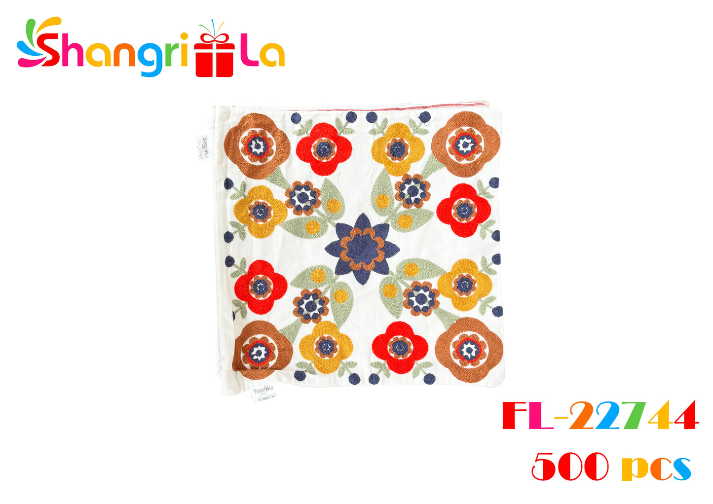 FUNDA DE GENERO CON BORDADO 44 CM