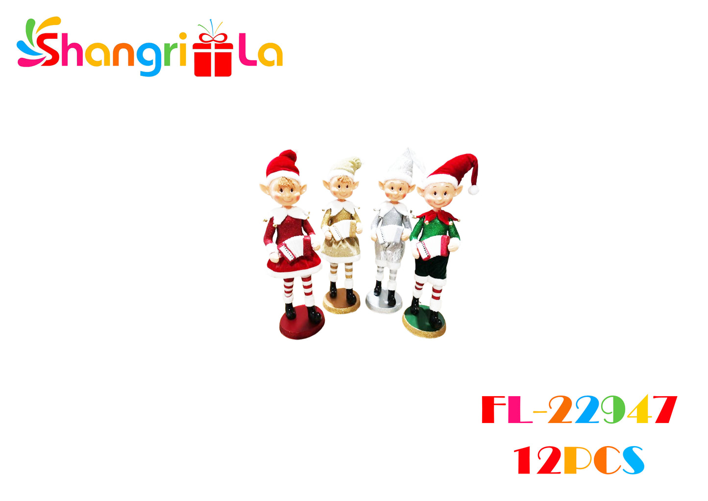 Adorno de elfo navideño 60cm