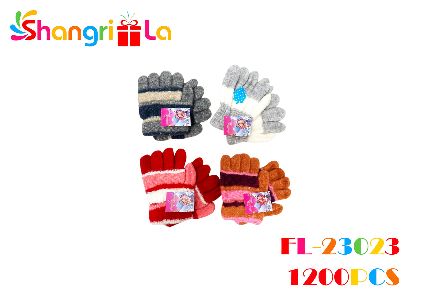 Unidad de par de guantes de niños 12*8cm