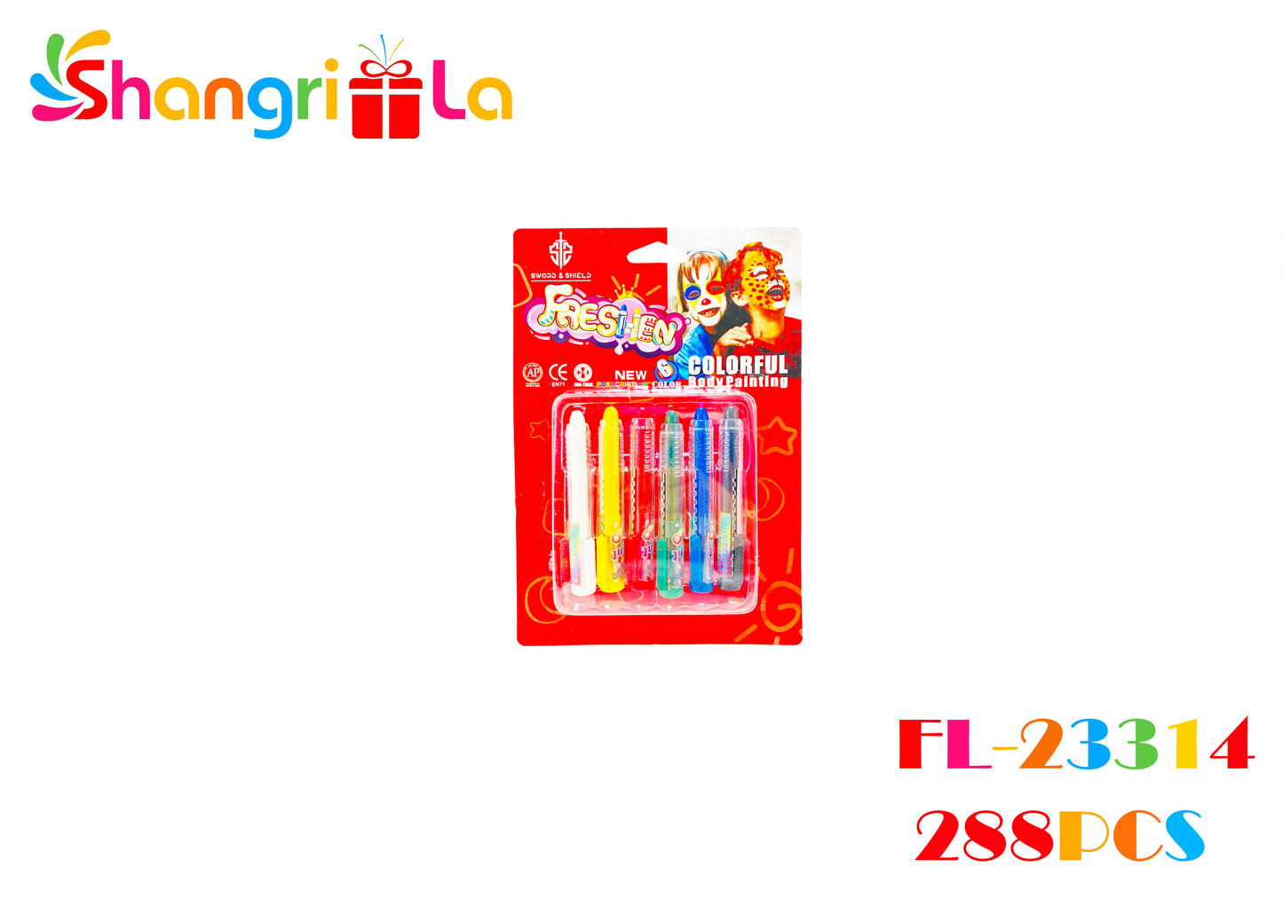 SET DE CRAYONES PARA CARA Y CUERPO