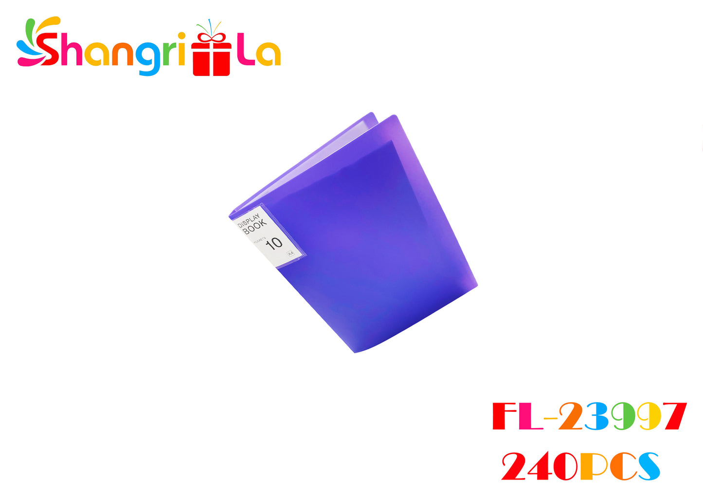 Carpeta de 10 separadores para hojas A4 material polipropileno 31.5*24cm