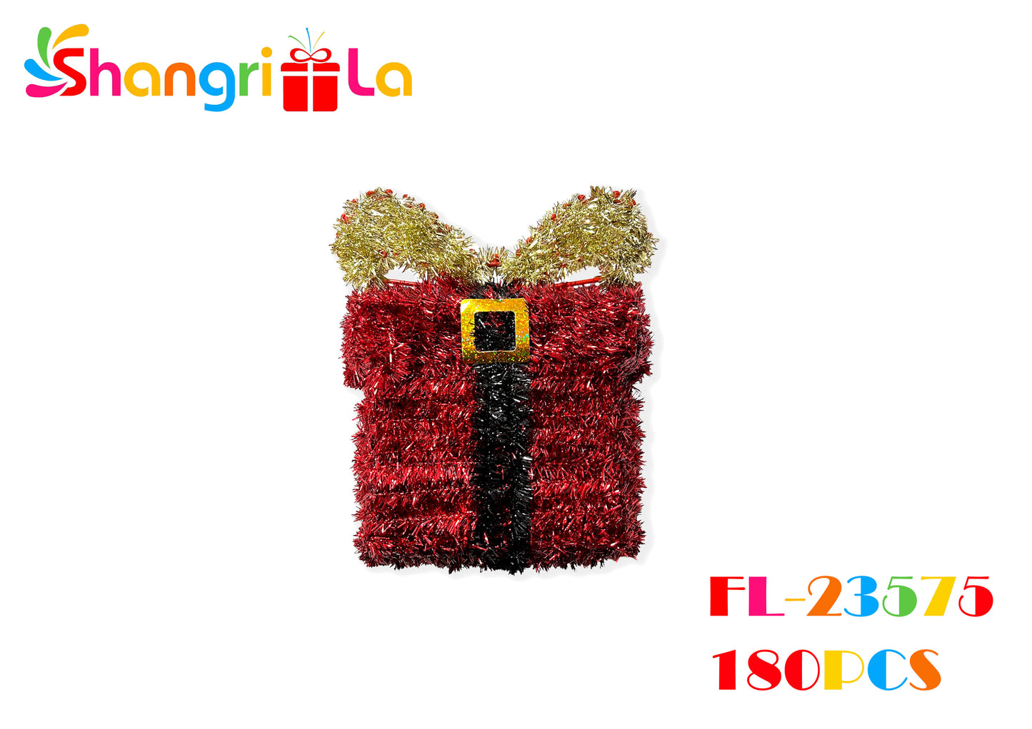 ADORNO COLGANTE EN FORMA DE REGALO