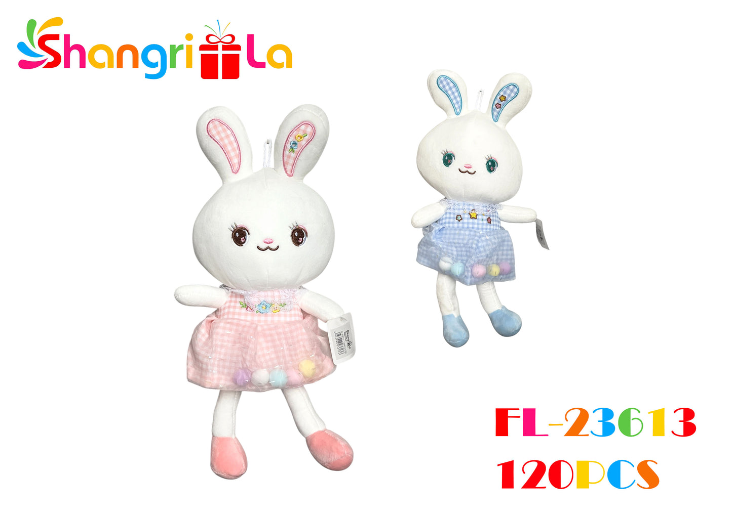 CONEJITO CON VESTIDO 50CM