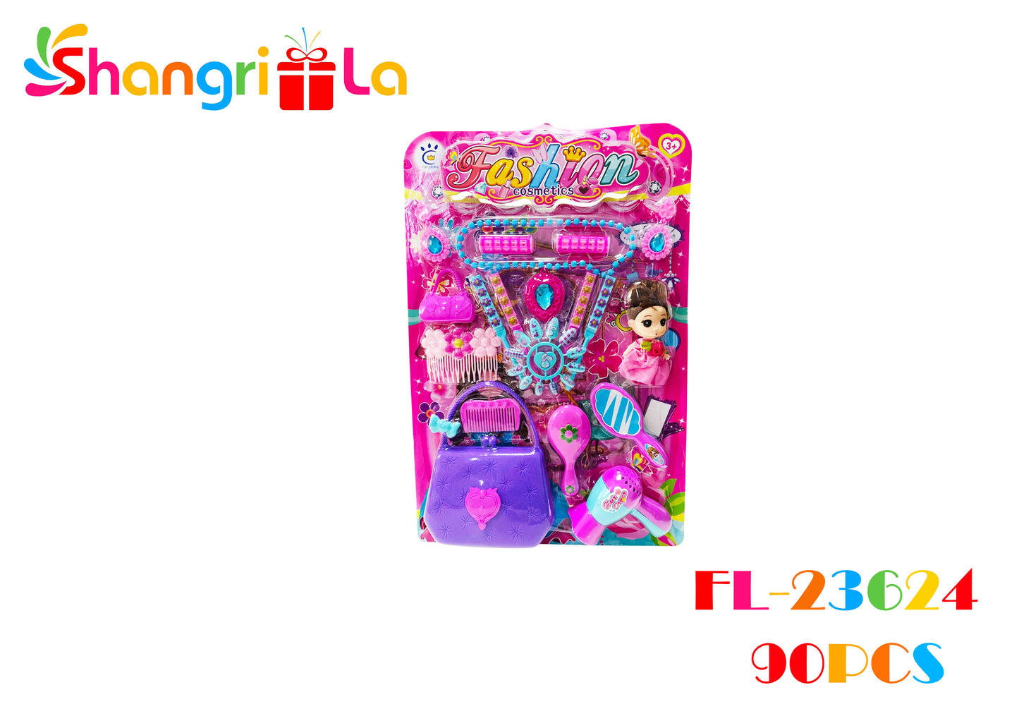 Set de muñeca con accesorios para niñas 19pcs