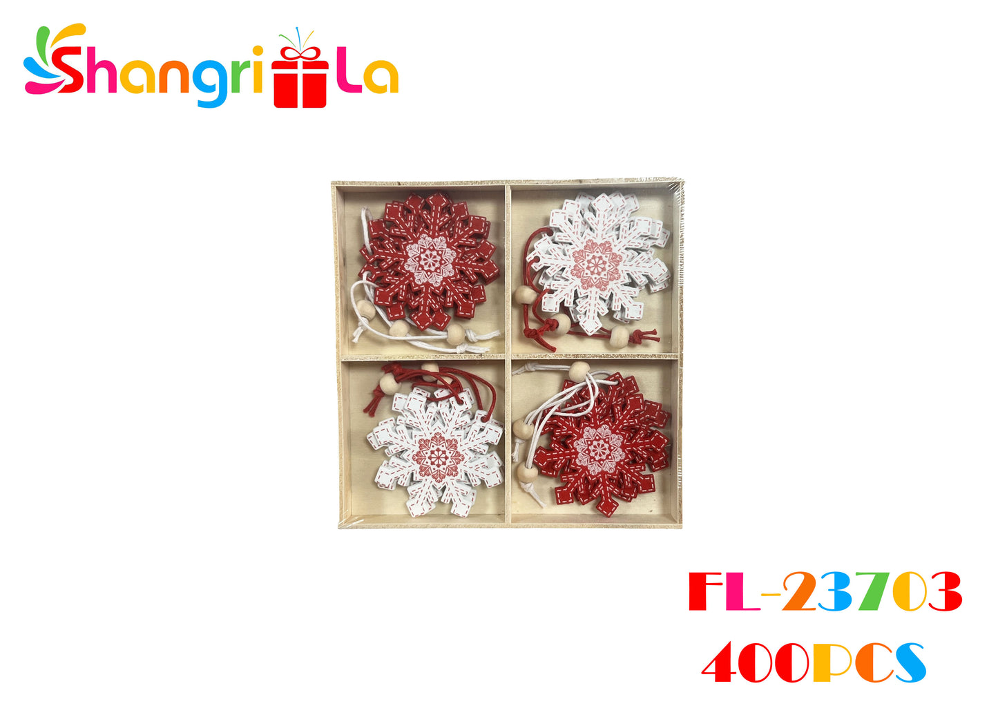 COLGANTE DE MADERA NAVIDEÑA