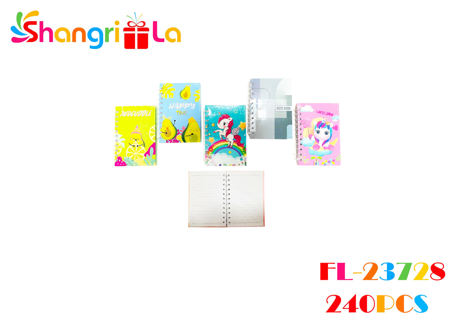 Libreta de notas con diseños 16.5*11.5cm