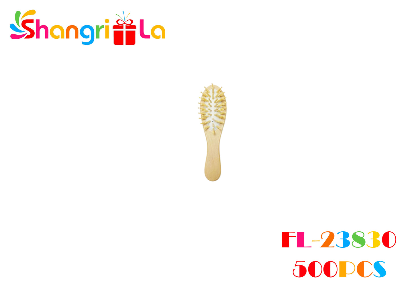 Cepillo de cabello de madera antiestático 15.5*4cm
