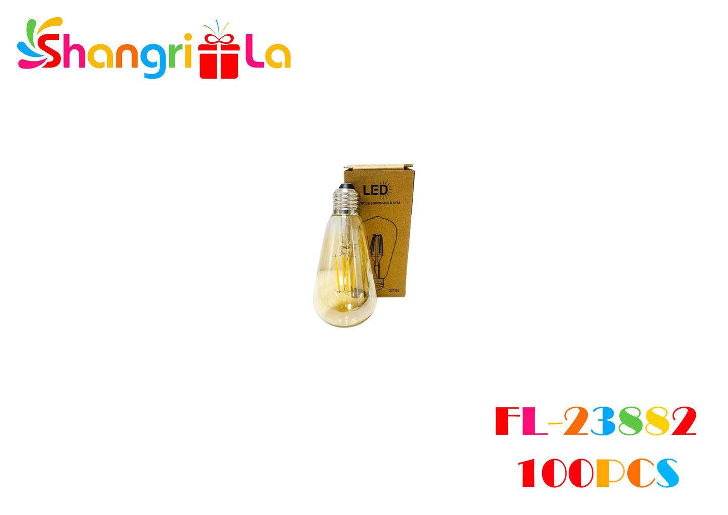 Ampolleta vintage blanco cálido