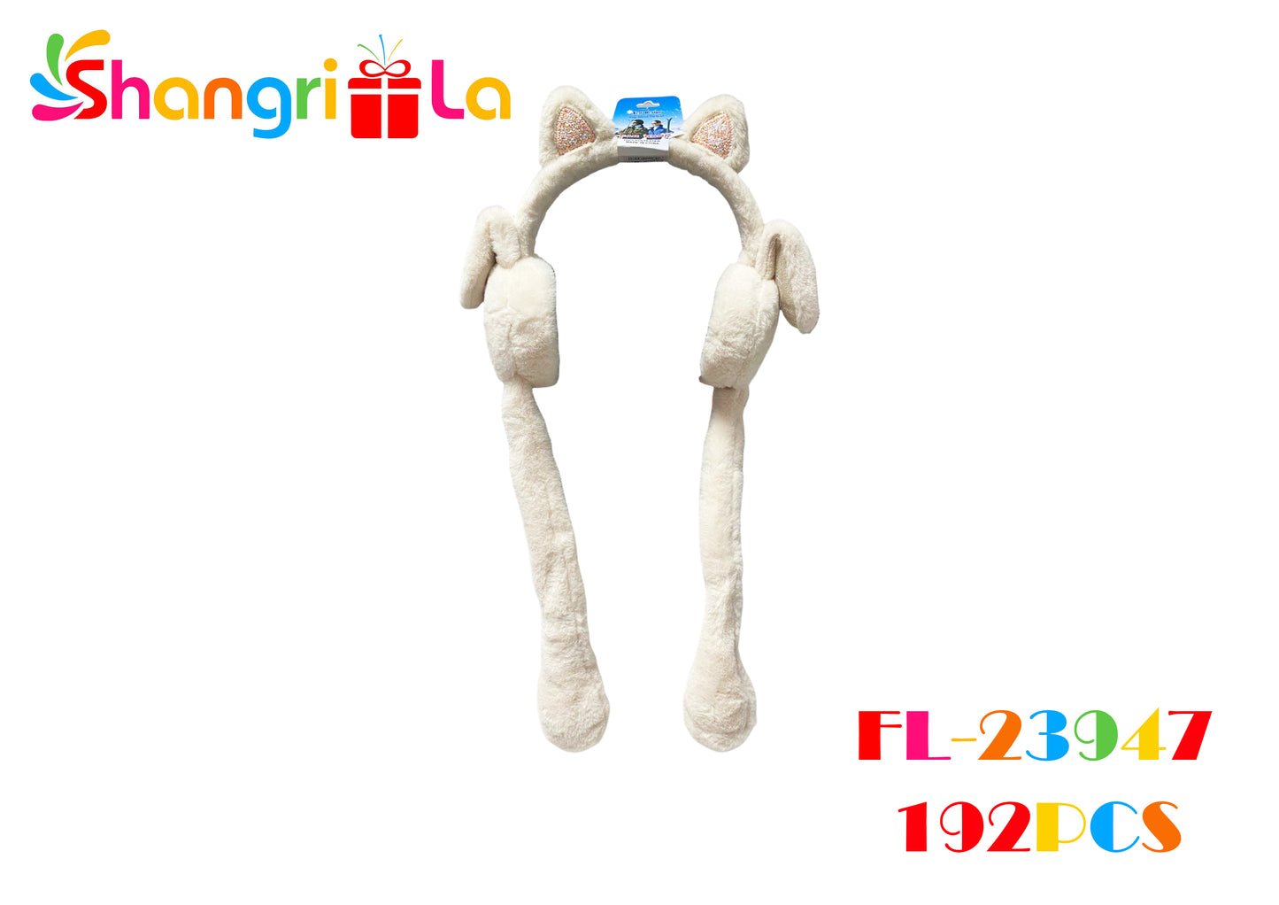 Orejeras con movimiento de gatito 59cm