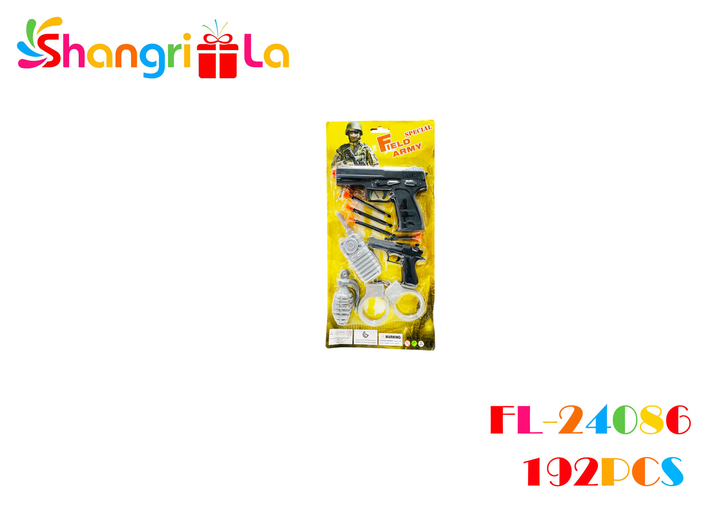 Set de 9 pcs de juguetes de policía