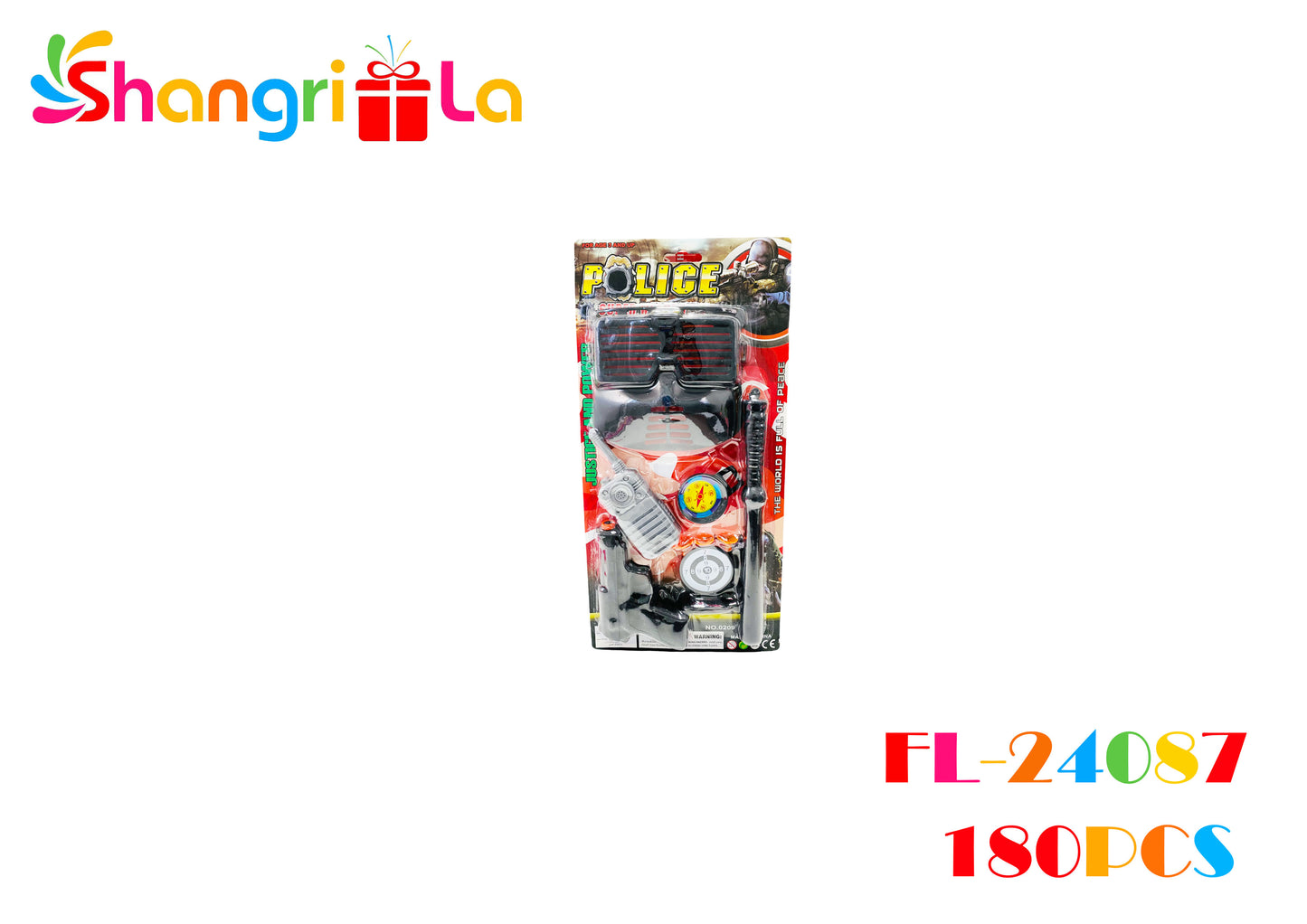 Set de 10pcs juguetes de policía para niños