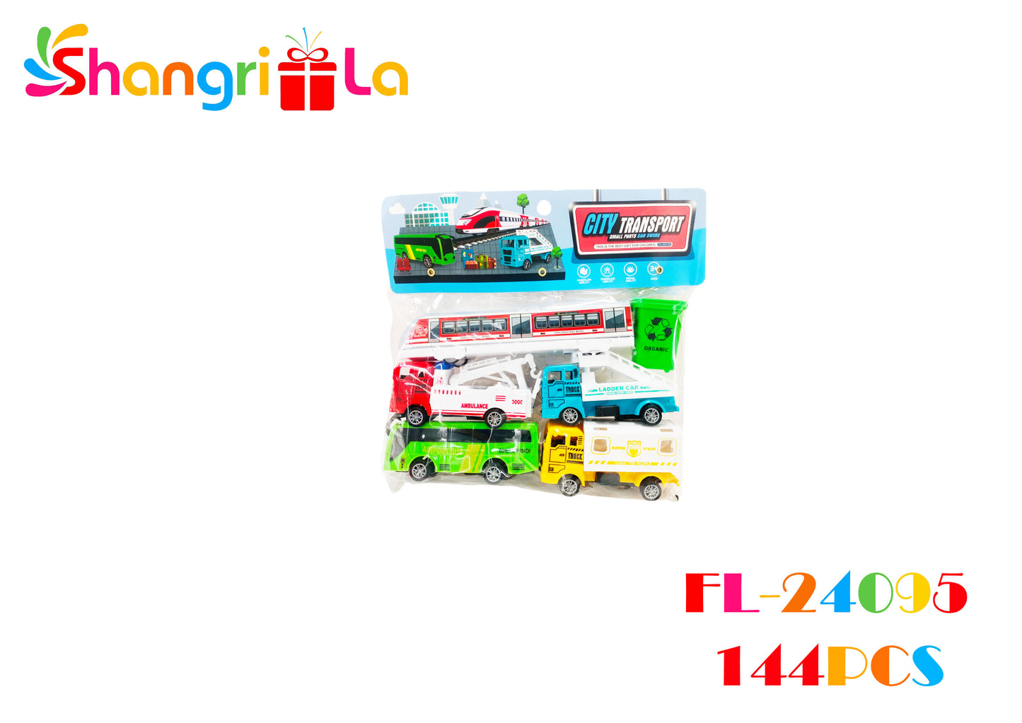 Set de 6 autos de juguetes para niños